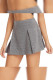 Plain Wide Waistband Tuck Skort