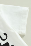 Letter Print Top and Bottom Girl 3PCS Set