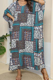 Boho Style Print Beach Cover Up Kimono