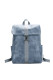 Plain Buckle PU Backpack