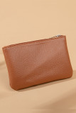 Leather Zipper Purse MOQ 5PCS
