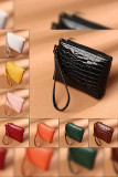 Alligator Pattern PU Zipper Purse