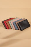 Leather Zipper Purse MOQ 5PCS