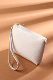 Alligator Pattern PU Zipper Purse