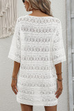 Hollow Out Beach Dress Cover Up