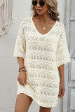Hollow Out Beach Dress Cover Up