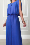 Backless Plain ONe Piece Jumpsuit