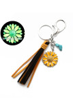 Tassel Sunflower Keychain MOQ 3PCS