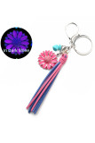 Tassel Sunflower Keychain MOQ 3PCS