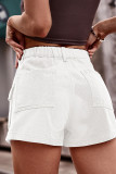 HIgh Waist Denim SHorts With Pockets