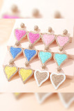 Heart Shape Earrings MOQ 5PCS