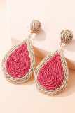 Weaving Water Drop Earrings MOQ 5pcs