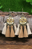 Retro Tassle Earring and Necklace Set