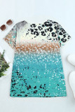 Sky Blue SOMEBODYS PROBLEM Western Graphic Print Tee