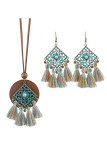 Bohemian Tassels Necklace MOQ 5pcs