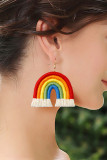Rainbow Tassle Earrings MOQ 5PCS
