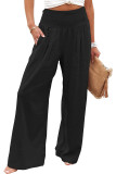 HIgh Waist Linen Wide Leg Pants