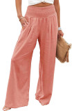 HIgh Waist Linen Wide Leg Pants