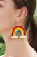 Rainbow Tassle Earrings MOQ 5PCS