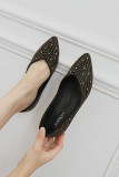 Rhinestone Flat Shoes