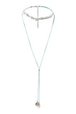 Cords and Shells Necklace MOQ 5pcs