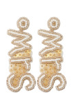 Bride Letter Beads Earrings MOQ 5pcs