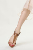 Weave Straps Flat Sandals