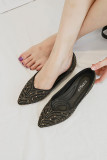 Rhinestone Flat Shoes