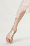 Weave Straps Flat Sandals