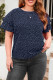 Polka Dot Tiered Sleeves Plus Size Top