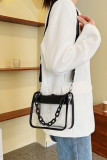 Transparent PVC Chain Crossbody Bag