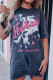 Black Western Yeehaw Graphic Print Short Sleeve T Shirt