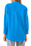 Button Up Plain Long Sleeves Shirt