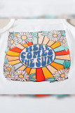 Rainbow Bottom and Sunflower Romper Girls 3PCS Set