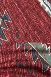 Aztec Western Print Long Sleeves Top