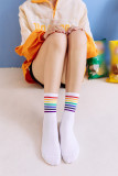Rainbow Edge Socks MOQ 5pcs