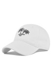 Coconut Tree Summer Embroidery Baseball Hat MOQ 3pcs