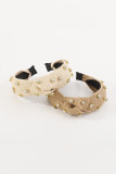 Rhinestone Straw Weave Hair Band