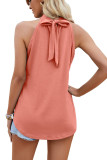 Sleeveless Halter Plain Top