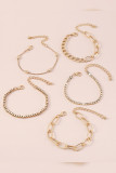Rhinestone And Chain Bracelets MOQ 5pcs