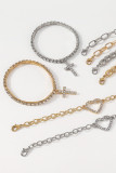 Heart And Fait Bracelet MOQ 5pcs