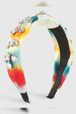 Rhinestone Tie Dye Twisted Headband MOQ 3pcs