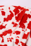 Cow Print Flannel Fleece Blanket