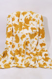 Cow Print Flannel Fleece Blanket