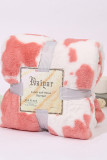 Cow Print Flannel Fleece Blanket