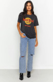 Ripped Wide Leg Jeans Pants