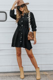 Black Tunic Shirt Dress