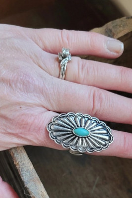 Bohemian Oval Ring MOQ 5pcs