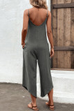 Plain Spaghetti One Piece Jumpsuit