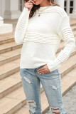 Plain Crochet Knit Pullover Sweater